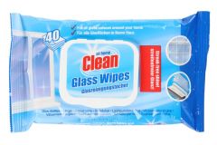 Clean lasin puhdistusliinat EN- FI-SV-NO-DK 40 kpl