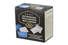 Kosteudenpoistajan täyttöpakkaus FI-SV-EN-ET-LV-LT-RU 3x450 g pussi