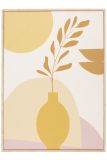 Taulu keltainen pullo 50x70 cm