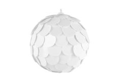Kuusenpallo Chic 8 cm valkoinen
