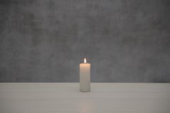 LED-Pöytäkynttilä 3D liekki 6x15 cm
