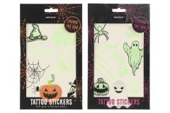 Tatuointi tarra Halloween 12 kpl