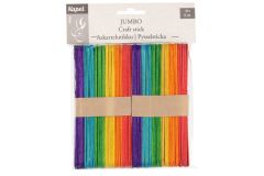 Askartelutikku jumbo 15 cm 80 kpl värikäs