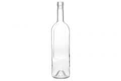 Lasipullo kirkas laatikossa 750 ml