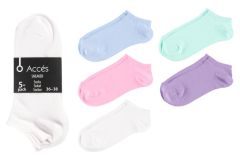 Sukat Sneaker Basic 5-pak 36-41 värit