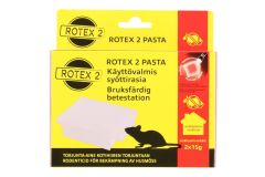 Rotex 2 Hiirenmyrkky Syöttirasia 2x15 g Pasta (vain Suomi) 