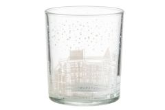 Lasilyhty talot kirkas valkoinen 10 cm