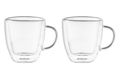 Kahvimuki lasia kaksikerroksinen 25 cl 2 kpl
