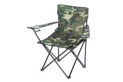 Retkituoli kokoontaittuva käsinojilla camo 
