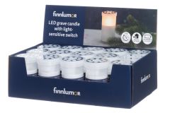 LED-hautakynttilä hämäräkytkimellä 