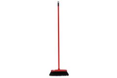 Lattiaharja ja varsi 120 cm punainen Laatikko 1/2 Harja