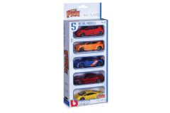 Pikkuauto 1:43 5 kpl Street Fire lajitelma 