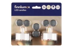 LED-kynttilä 2 kpl
