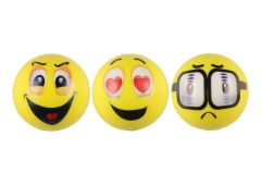 Pallo 6 cm kasvot 3 kpl 