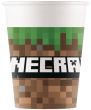 Kertakäyttömuki kartonki Minecraft 200 ml 8 kpl