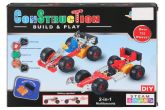 Rakennuspalikat metallia formula-auto 152 osaa