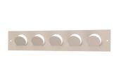 Seinänaulakko Clip greige 42x8 cm