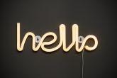 LED-valo teksti Hello 