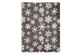 Torkkupeitto Snowflake 130x170 cm harmaa