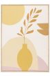 Taulu keltainen pullo 50x70 cm