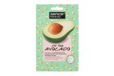 Kasvonaamio Do the Avocado EN-FI-SV-NO-DK 20 ml