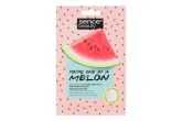 Kasvonaamio You're One in a Melon EN-FI-SV-NO-DK 20 ml