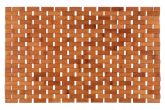 Kylpyhuonematto Bambu Tile 50x80 cm