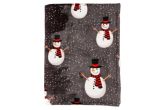 Torkkupeitto Snowman 130x170 cm